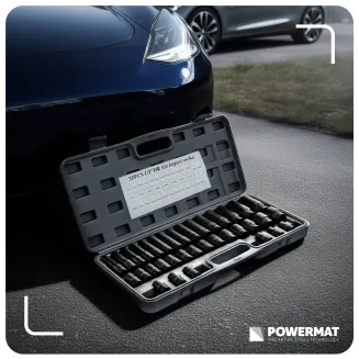 NASADKI UDAROWE HEX 1/2 CR-V 35SZT 38MM 78MM DO KLUCZA UDAR WALIZKA ZESTAW PM-ZNU-832T - 17