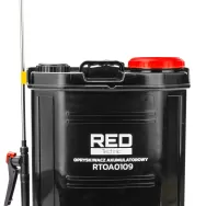 OPRYSKIWACZ AKUMULATOROWY ELEKTRYCZNY 20L PLECAKOWY RED TECHNIC ZESTAW 4 DYSZE RTOA0109