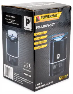 LAMPA OWADOBÓJCZA PM-LOUV-50T