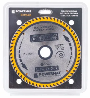 Tarcza widiowa do drewna 210x30 60z TDD-210x30x60Z - 4