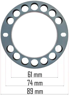 PIERŚCIEŃ POMPY DO NAGRZEWNICY SPALINOWEJ USZCZELNIAJĄCY ORING ZAWÓR 40kW PM-NAG-40SKN-PIE - 6