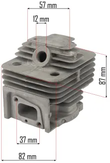 Zestaw cylinder + tłok do kosy spalinowej PM-KS-600T-CT - 17