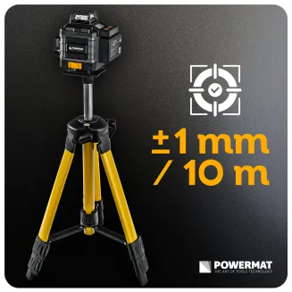 POZIOMICA LASER KRZYŻOWY ZIELONY SAMOPOZIOMUJĄCA 4D 360° 16 LINII PM-PLK-4DM2 - 12