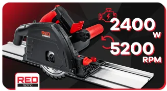 PILARKO-ZAGŁĘBIARKA PRZECINARKA PIŁA WGŁĘBNA 2400W TARCZE PROWADNICA SZYNY RTPZ0129 - 12