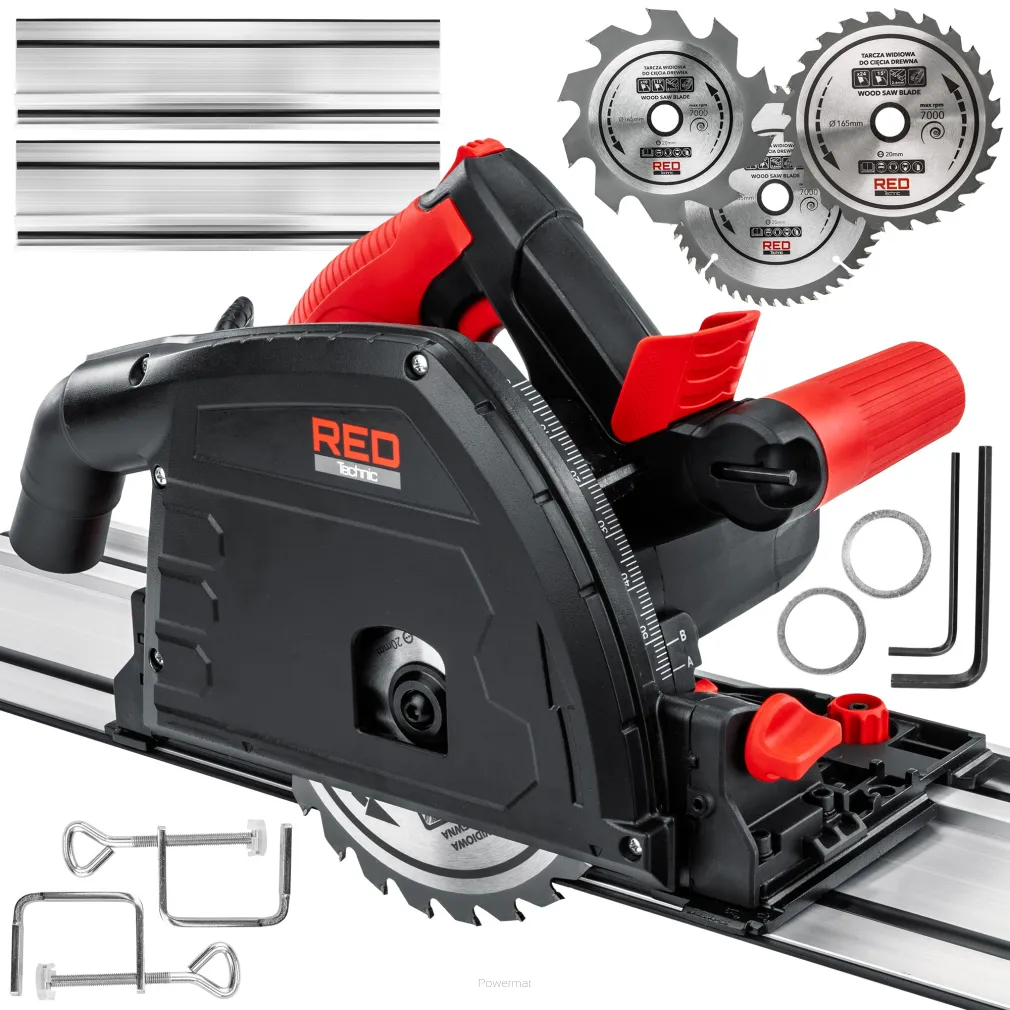 PILARKO-ZAGŁĘBIARKA PRZECINARKA PIŁA WGŁĘBNA 2400W TARCZE PROWADNICA SZYNY RTPZ0129