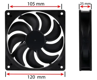 Wentylator do generatora ozonu PM-GOZ-28T/36T/60T-WEN - 5