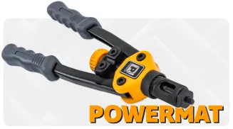 NITOWNICA RĘCZNA DŹWIGNIOWA NOŻYCOWA DO NITONAKRĘTEK ZESTAW TRZPIENI M3-M8 300mm / M3-M8 PM-NIR-300T - 15