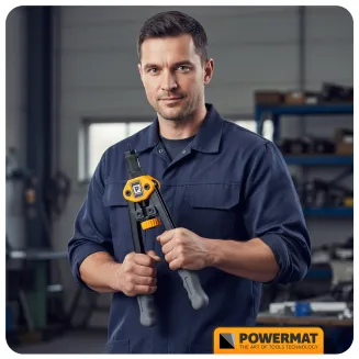 NITOWNICA RĘCZNA DŹWIGNIOWA NOŻYCOWA DO NITONAKRĘTEK ZESTAW TRZPIENI M3-M8 300mm / M3-M8 PM-NIR-300T - 22