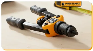 NITOWNICA RĘCZNA DŹWIGNIOWA NOŻYCOWA DO NITONAKRĘTEK ZESTAW TRZPIENI M3-M8 300mm / M3-M8 PM-NIR-300T - 23