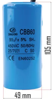 KONDENSATOR DO KOMPRESORA PM-KO-100T-150T-200T-230V-KN - 2