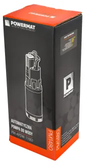 AUTOMATYCZNA POMPA DO WODY DESZCZOWEJ STUDNI ZATAPIALNA OGRODOWA 6000 L/H PM-APDW-1100J - 23