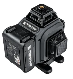 POZIOMICA LASER KRZYŻOWY ZIELONY SAMOPOZIOMUJĄCA 4D 360° 16 LINII PM-PLK-4DM3 - 5