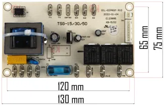 PŁYTKA ELEKTRONIKI DO NAGRZEWNICY UNIWERSALNA STERUJĄCA STEROWANIE PCB 25kW PM-NAG-25GLN-PCB - 6
