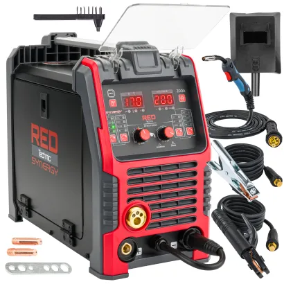Spawarka Migomat MIG-MAG FLUX MMA TIG LIFT 200A Synergy RED TECHNIC RTMSTF0002