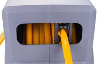 AUTOMATYCZNY BĘBEN ZWIJACZ NA WĄŻ OGRODOWY NAŚCIENNY 1/2 35m + PISTOLET PRO PM-ABNW-35M - 12