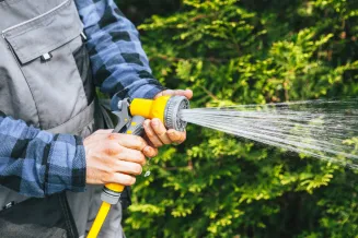 AUTOMATYCZNY BĘBEN ZWIJACZ NA WĄŻ OGRODOWY NAŚCIENNY 1/2 35m + PISTOLET PRO PM-ABNW-35M - 10