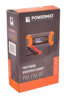 Prostownik MIKROPROCESOROWY Akumulatorowy 12/24V  PM-PM-8T - 7