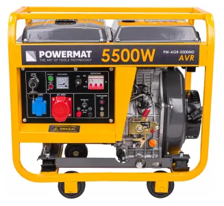 Agregat PRĄDOTWÓRCZY Diesel 5,5kW 230V 400V ATS PM-AGR-5500MD - 2