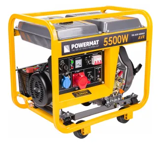 Agregat PRĄDOTWÓRCZY Diesel 5,5kW 230V 400V ATS PM-AGR-5500MD - 3