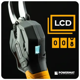 SEKATOR AKUMULATOROWY NOŻYCE ELEKTRYCZNE OGRODOWE 21V MOCNE DO GAŁĘZI 2xAKU 30mm PM-SA-21V-2AM - 11