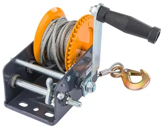 Linowa WCIĄGARKA WYCIĄGARKA Korbowa Ręczna 1133kg 10m Na Korbę 2500lbs PM-WRC-1133T - 2