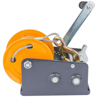 Linowa WCIĄGARKA WYCIĄGARKA Korbowa Ręczna 1133kg 10m Na Korbę 2500lbs PM-WRC-1133T - 8