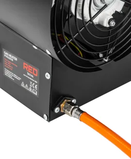 NAGRZEWNICA GAZOWA 45KW 230V TERMOSTAT LCD WĄŻ+REDUKTOR RTNGG0118 - 9