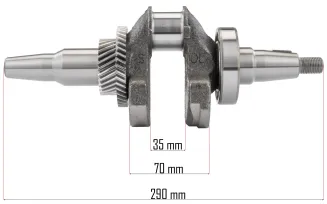 WAŁ KORBOWY DO AGREGATU PM-AGR-6500/7500-WK - 2
