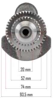 WAŁ KORBOWY DO AGREGATU PM-AGR-6500/7500-WK - 3