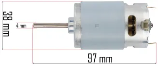 SILNIK DO NOŻYC AKUMULATOROWYCH PM-NA-20C-SI - 8