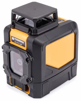 Poziomica laserowa / laser krzyżowy 360° PM-PLK-360T + statyw i futerał - 3