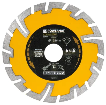 TARCZA DIAMENTOWA SEGMENTOWA 125MM PM-TDCS-1254T
