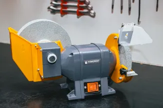 SZLIFIERKA STOŁOWA NA SUCHO MOKRO 1850W WOLNOOBROTOWA 2xKAMIEŃ TARCZA 200MM PM-SS-1850M-SM - 7