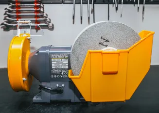 SZLIFIERKA STOŁOWA NA SUCHO MOKRO 1850W WOLNOOBROTOWA 2xKAMIEŃ TARCZA 200MM PM-SS-1850M-SM - 8