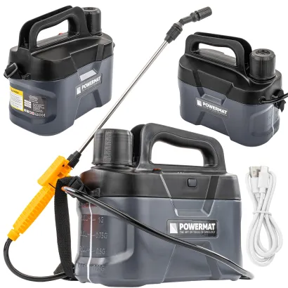 OPRYSKIWACZ AKUMULATOROWY CIŚNIENIOWY OGRODOWY LEKKI LANCA 2,5AH LI-ION 5L  PM-OA-5KA