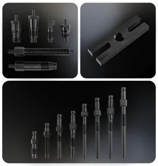 MIERNIK CIŚNIENIA SPRĘŻANIA DIESEL TESTER KOMPRESJI WTRYSKU SILNIKA ZESTAW 16 el. PM-MCSD-16T - 2