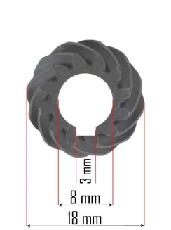 ZĘBATKA DO SZLIFIERKI KĄTOWEJ RTSZK0013-ZA - 3