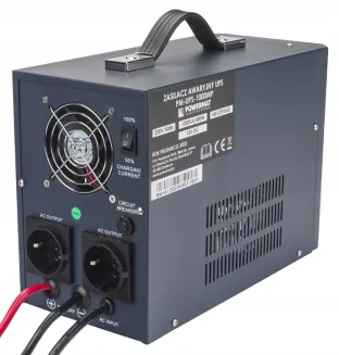 Zasilacz Awaryjny UPS LCD 1000VA 800W Przetwornica PM-UPS-1000MP - 2
