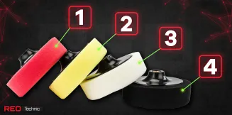 Polerka SAMOCHODOWA SZLIFIERKA Do Lakieru 5 Pady Polerskie Filc Gąbki 2400W RTPS0088