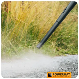 DMUCHAWA AKUMULATOROWA DO LIŚCI ŚNIEGU OSUSZANIA OGRODOWA 21V 2x2AH 250KM/H PM-ADDL-20C - 21