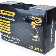 Klucz Akumulatorowy udarowy PM-AKU-20V-2A 2Ah 20V (Walizka)