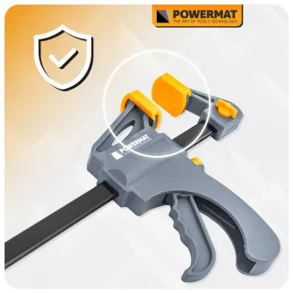 ŚCISK STOLARSKI ZACISK DŹWIGNIOWY 600x60 MM SZYBKOZACISKOWY AUTOMATYCZNY PM-SSD-24T - 5