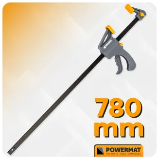 ŚCISK STOLARSKI ZACISK DŹWIGNIOWY 600x60 MM SZYBKOZACISKOWY AUTOMATYCZNY PM-SSD-24T - 7