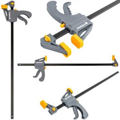 ŚCISK STOLARSKI ZACISK DŹWIGNIOWY 600x60 MM SZYBKOZACISKOWY AUTOMATYCZNY PM-SSD-24T