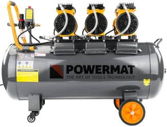 KOMPRESOR BEZOLEJOWY sprężarka 230V 100L 8bar 580L/min PM-KBO-100T - 3