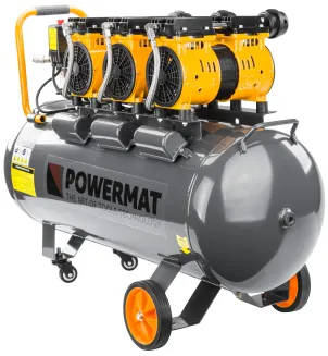 KOMPRESOR BEZOLEJOWY sprężarka 230V 100L 8bar 580L/min PM-KBO-100T - 4