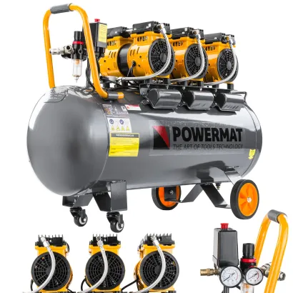 KOMPRESOR BEZOLEJOWY sprężarka 230V 100L 8bar 580L/min PM-KBO-100T