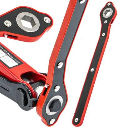 KLUCZ OCZKOWY Z GRZECHOTKĄ DO PODNOŚNIKA TRAPEZOWEGO GRZECHOTKA 17mm PM-PTR-2500TG