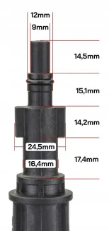 SZCZOTKA ROTACYJNA OBROTOWA DO MYJKI RTMC0028-SR1