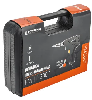 LUTOWNICA TRANSFORMATOROWA 500°C PRECYZYJNA REGULACJA TEMPERATURY LED CYNA  PM-LT-200T - 13